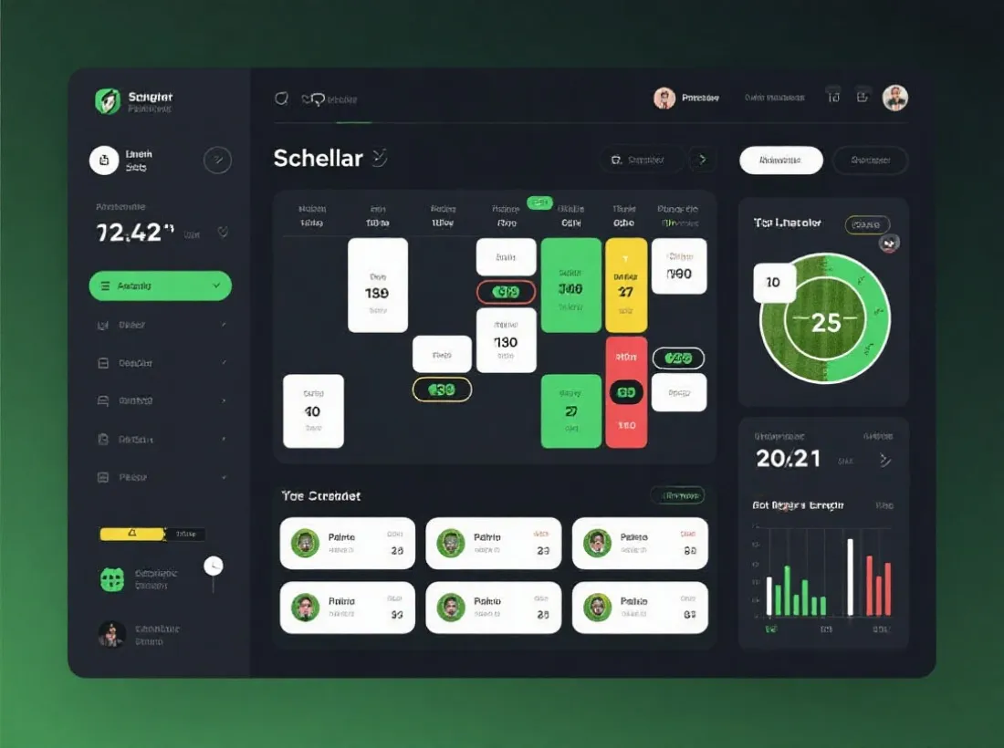 世界杯賽程與比分資訊面板